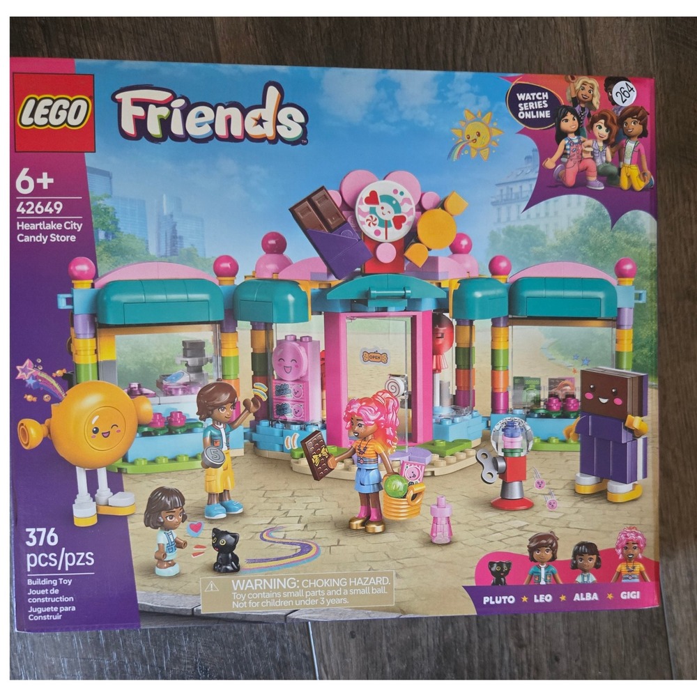 LEGO Friends Heartlake City Candy Store 42649 Building Toy Set 376 Pcs New